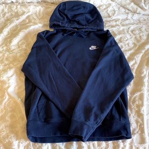 Nike navy blue hoodie